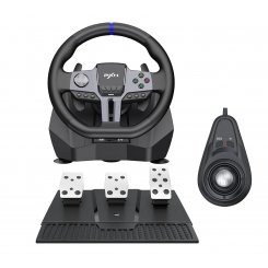 Руль с педалями и коробкой передач PXN V9 Gen 2 (6948052903273) Black