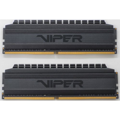 Озу Patriot DDR4 16GB (2x8GB) 3200Mhz Viper 4 Blackout (PVB416G320C6K) (Восстановлено продавцом, 807089) купить в Украине: Киев, Днепр, Харьков, Одесса  | Проверка совместимости, низкая цена, отзывы, характеристики от TELEMART фото