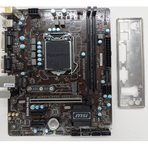 Материнська плата MSI B250M PRO-VD (s1151, Intel B250) (Відновлено продавцем, 807090) купити в Україні: Київ, Львів, Хмельницький, Тернопіль | Перевірка сумісності, низька ціна, відгуки, характеристики від TELEMART фото