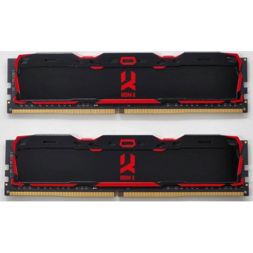Озп GoodRAM DDR4 16GB (2x8GB) 3200Mhz Iridium X Black (IR-X3200D464L16SA/16GDC) (Відновлено продавцем, 807095) купити в Україні: Київ, Львів, Хмельницький, Тернопіль | Перевірка сумісності, низька ціна, відгуки, характеристики від TELEMART фото