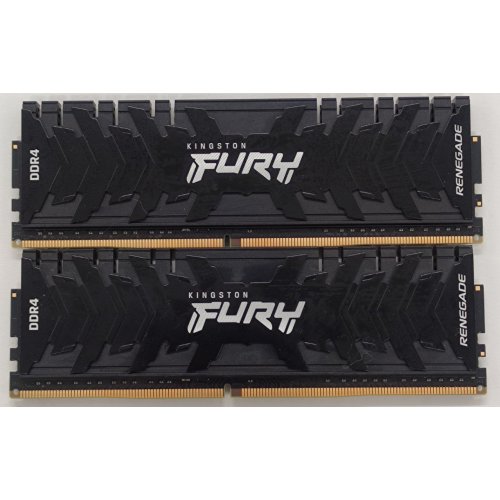 Озу Kingston DDR4 16GB (2x8GB) 3200Mhz FURY Renegade Black (KF432C16RBK2/16) (Восстановлено продавцом, 807098) купить в Украине: Киев, Днепр, Харьков, Одесса  | Проверка совместимости, низкая цена, отзывы, характеристики от TELEMART фото