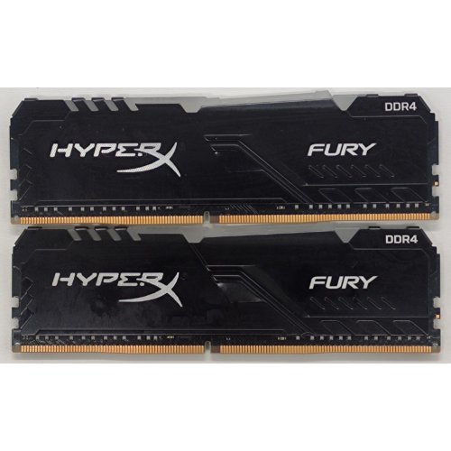 Озу Kingston DDR4 32GB (2x16GB) 3200Mhz FURY Beast RGB Black (KF432C16BB12AK2/32) (Восстановлено продавцом, 807103) купить в Украине: Киев, Днепр, Харьков, Одесса  | Проверка совместимости, низкая цена, отзывы, характеристики от TELEMART фото