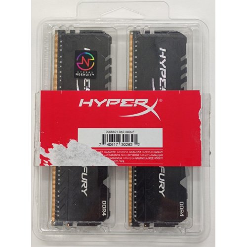 Озу Kingston DDR4 32GB (2x16GB) 3200Mhz FURY Beast RGB Black (KF432C16BB12AK2/32) (Восстановлено продавцом, 807103) купить в Украине: Киев, Днепр, Харьков, Одесса  | Проверка совместимости, низкая цена, отзывы, характеристики от TELEMART фото