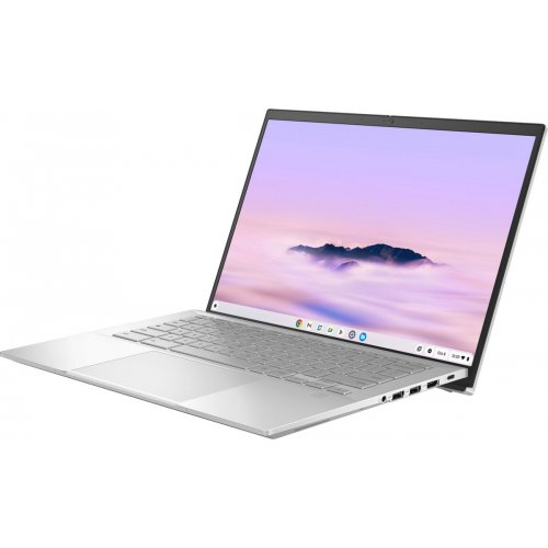 Ноутбук Asus ExpertBook CX54 Chromebook Plus CX5403CMA-QN0678 (90NX0791-M00T90) Fog Silver купити в Україні: Київ, Львів, Хмельницький, Тернопіль | Низька ціна, відгуки, характеристики від TELEMART фото