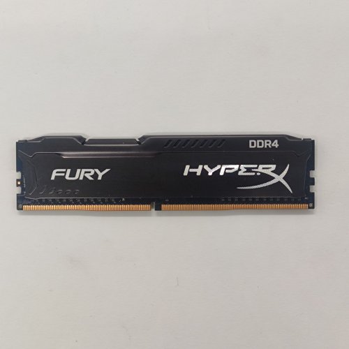 Озп Kingston DDR4 4Gb 2400Mhz HyperX FURY Black (HX424C15FB/4) (Відновлено продавцем, 807153) купити в Україні: Київ, Львів, Хмельницький, Тернопіль | Перевірка сумісності, низька ціна, відгуки, характеристики від TELEMART фото