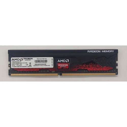Озу AMD DDR4 8GB 3200Mhz Radeon R9 Gamer Series (R9S48G3206U2S) (Восстановлено продавцом, 807155) купить в Украине: Киев, Днепр, Харьков, Одесса  | Проверка совместимости, низкая цена, отзывы, характеристики от TELEMART фото