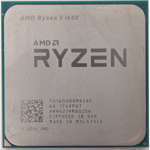 Процесор AMD Ryzen 5 1600 3.2(3.6)GHz sAM4 Tray (YD1600BBM6IAF) (Відновлено продавцем, 807159) купити в Україні: Київ, Львів, Хмельницький, Тернопіль | Перевірка сумісності, низька ціна, відгуки, характеристики від TELEMART фото