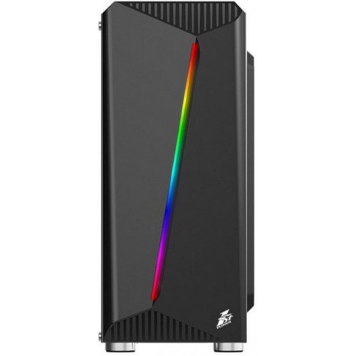 Корпус 1stPlayer Rainbow-R3 Color LED без БЖ Black (Відновлено продавцем, 807169) купити в Україні: Київ, Львів, Хмельницький, Тернопіль | Перевірка сумісності, низька ціна, відгуки, характеристики від TELEMART фото