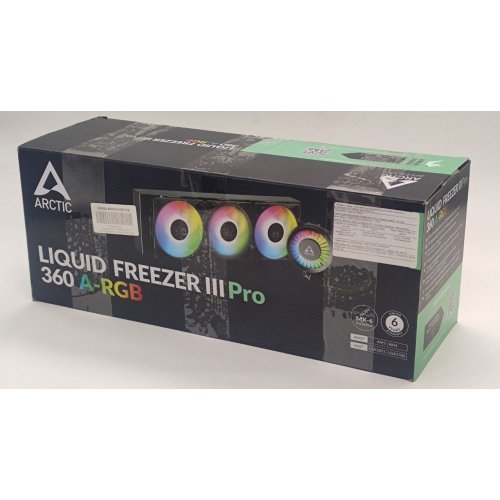 Готовая сво Arctic Liquid Freezer III Pro 360 A-RGB (ACFRE00184A) Black (Восстановлено продавцом, 807171) купить в Украине: Киев, Днепр, Харьков, Одесса  | Проверка совместимости, низкая цена, отзывы, характеристики от TELEMART фото