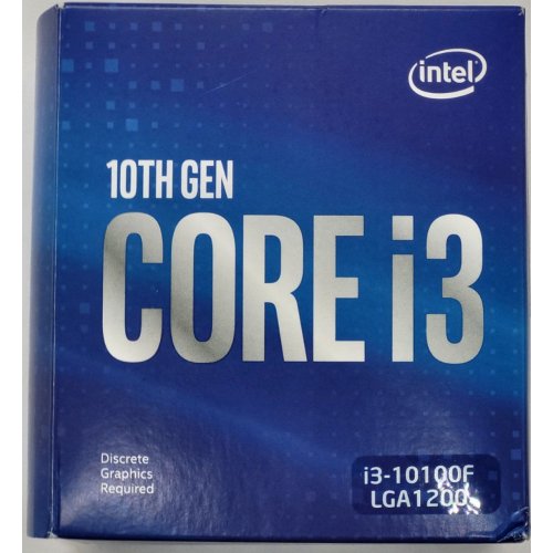 Процессор Intel Core i3-10100F 3.6(4.3)GHz 6MB s1200 Box (BX8070110100F) (Восстановлено продавцом, 807184) купить в Украине: Киев, Днепр, Харьков, Одесса  | Проверка совместимости, низкая цена, отзывы, характеристики от TELEMART фото
