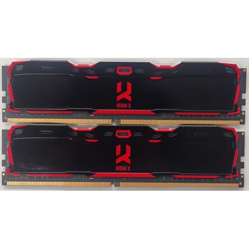 Озп GoodRAM DDR4 16GB (2x8GB) 3200Mhz Iridium X Black (IR-X3200D464L16SA/16GDC) (Відновлено продавцем, 807192) купити в Україні: Київ, Львів, Хмельницький, Тернопіль | Перевірка сумісності, низька ціна, відгуки, характеристики від TELEMART фото