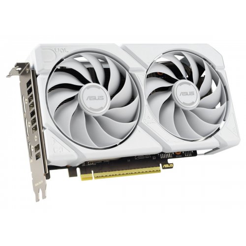 Видеокарта Asus Radeon RX 9060 XT Dual White 16384MB (DUAL-RX9060XT-16G-WHITE) купить в Украине: Киев, Днепр, Харьков, Одесса  | Проверка совместимости, низкая цена, отзывы, характеристики от TELEMART фото