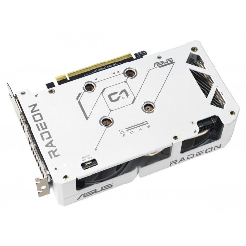 Видеокарта Asus Radeon RX 9060 XT Dual White 16384MB (DUAL-RX9060XT-16G-WHITE) купить в Украине: Киев, Днепр, Харьков, Одесса  | Проверка совместимости, низкая цена, отзывы, характеристики от TELEMART фото