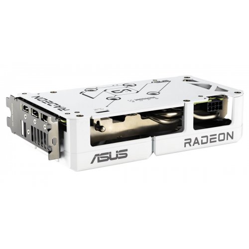 Видеокарта Asus Radeon RX 9060 XT Dual White 16384MB (DUAL-RX9060XT-16G-WHITE) купить в Украине: Киев, Днепр, Харьков, Одесса  | Проверка совместимости, низкая цена, отзывы, характеристики от TELEMART фото