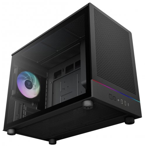 Корпус Gamdias ATHENA M4M Tempered Glass без БП (4711514503777) Black купить в Украине: Киев, Днепр, Харьков, Одесса  | Проверка совместимости, низкая цена, отзывы, характеристики от TELEMART фото