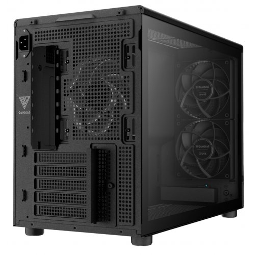 Корпус Gamdias ATHENA M4M Tempered Glass без БП (4711514503777) Black купить в Украине: Киев, Днепр, Харьков, Одесса  | Проверка совместимости, низкая цена, отзывы, характеристики от TELEMART фото
