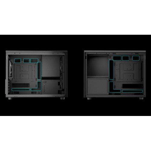 Корпус Gamdias ATHENA M4M Tempered Glass без БП (4711514503777) Black купить в Украине: Киев, Днепр, Харьков, Одесса  | Проверка совместимости, низкая цена, отзывы, характеристики от TELEMART фото