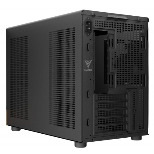 Корпус Gamdias ATHENA M4M Tempered Glass без БЖ (4711514503784) Black/Wood купити в Україні: Київ, Львів, Хмельницький, Тернопіль | Перевірка сумісності, низька ціна, відгуки, характеристики від TELEMART фото