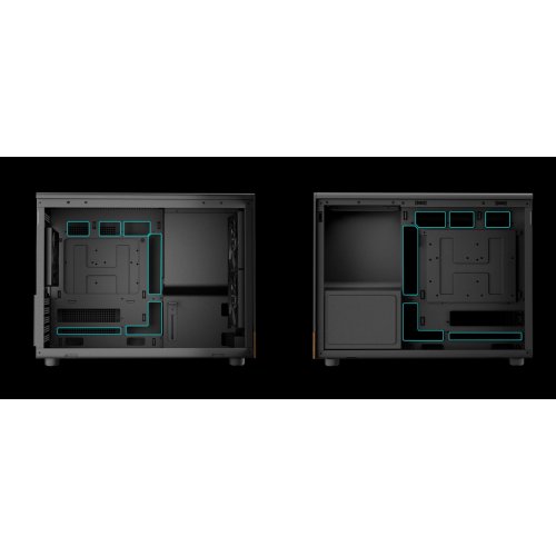 Корпус Gamdias ATHENA M4M Tempered Glass без БЖ (4711514503784) Black/Wood купити в Україні: Київ, Львів, Хмельницький, Тернопіль | Перевірка сумісності, низька ціна, відгуки, характеристики від TELEMART фото