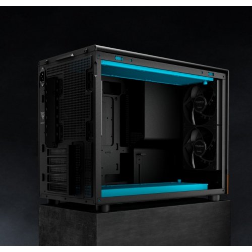 Корпус Gamdias ATHENA M4M Tempered Glass без БЖ (4711514503784) Black/Wood купити в Україні: Київ, Львів, Хмельницький, Тернопіль | Перевірка сумісності, низька ціна, відгуки, характеристики від TELEMART фото