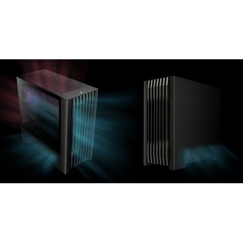 Корпус Gamdias ATHENA P3 Tempered Glass без БП (4711514501148) Black купить в Украине: Киев, Днепр, Харьков, Одесса  | Проверка совместимости, низкая цена, отзывы, характеристики от TELEMART фото