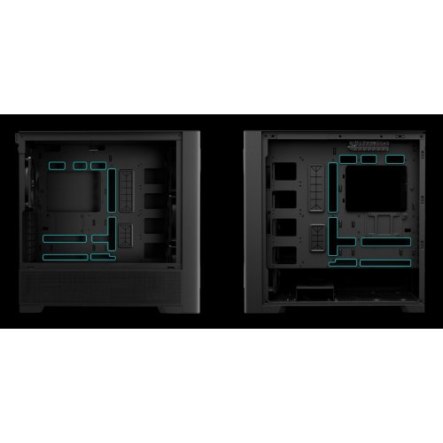 Корпус Gamdias ATHENA P3 Tempered Glass без БП (4711514501148) Black купить в Украине: Киев, Днепр, Харьков, Одесса  | Проверка совместимости, низкая цена, отзывы, характеристики от TELEMART фото