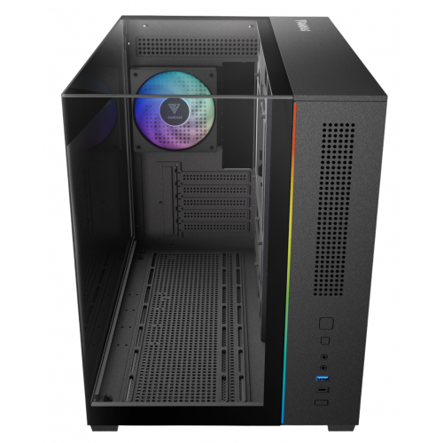 Корпус Gamdias ATLAS M3M Tempered Glass без БП (4711514503807) Black купить в Украине: Киев, Днепр, Харьков, Одесса  | Проверка совместимости, низкая цена, отзывы, характеристики от TELEMART фото