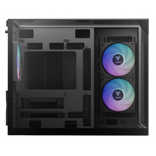 Корпус Gamdias ATLAS M3M Tempered Glass без БП (4711514503807) Black купить в Украине: Киев, Днепр, Харьков, Одесса  | Проверка совместимости, низкая цена, отзывы, характеристики от TELEMART фото