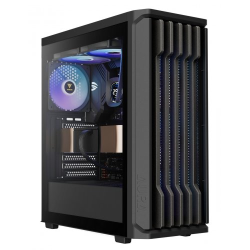 Корпус Gamdias AURA GC11 ARGB Tempered Glass без БП (4711514503760) Black купить в Украине: Киев, Днепр, Харьков, Одесса  | Проверка совместимости, низкая цена, отзывы, характеристики от TELEMART фото