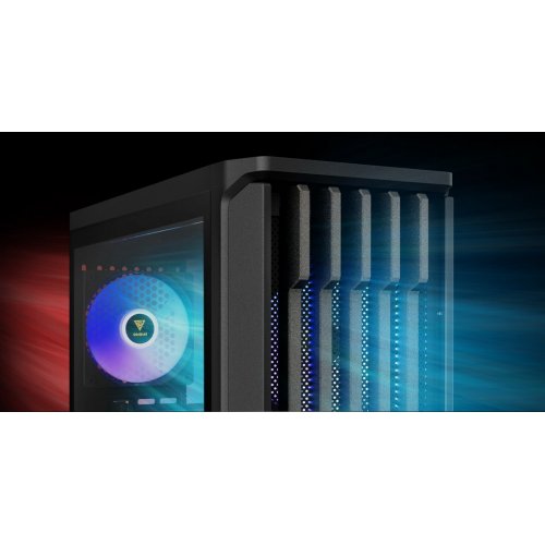 Корпус Gamdias AURA GC11 ARGB Tempered Glass без БП (4711514503760) Black купить в Украине: Киев, Днепр, Харьков, Одесса  | Проверка совместимости, низкая цена, отзывы, характеристики от TELEMART фото