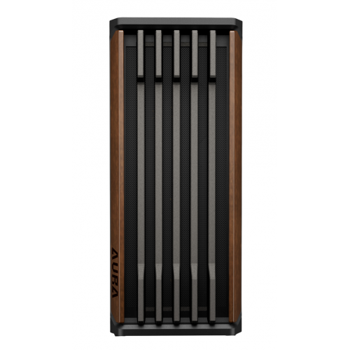 Корпус Gamdias AURA GC11 Tempered Glass без БП (4711514503753) Black/Wood купить в Украине: Киев, Днепр, Харьков, Одесса  | Проверка совместимости, низкая цена, отзывы, характеристики от TELEMART фото