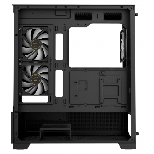 Корпус Gamdias AURA GC12 ARGB Tempered Glass без БП (4711514503821) Black купить в Украине: Киев, Днепр, Харьков, Одесса  | Проверка совместимости, низкая цена, отзывы, характеристики от TELEMART фото