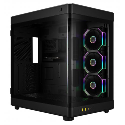 Корпус Gamdias NESO P1 PRO Tempered Glass без БЖ (4711514500424) Black купити в Україні: Київ, Львів, Хмельницький, Тернопіль | Перевірка сумісності, низька ціна, відгуки, характеристики від TELEMART фото