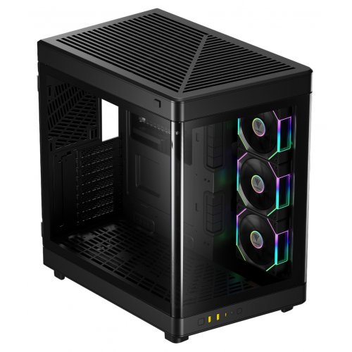 Корпус Gamdias NESO P1 PRO Tempered Glass без БЖ (4711514500424) Black купити в Україні: Київ, Львів, Хмельницький, Тернопіль | Перевірка сумісності, низька ціна, відгуки, характеристики від TELEMART фото