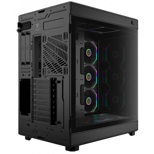 Корпус Gamdias NESO P1 PRO Tempered Glass без БЖ (4711514500424) Black купити в Україні: Київ, Львів, Хмельницький, Тернопіль | Перевірка сумісності, низька ціна, відгуки, характеристики від TELEMART фото