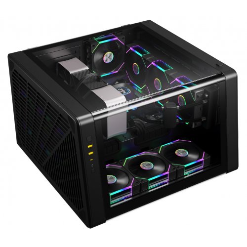 Корпус Gamdias NESO P1 PRO Tempered Glass без БЖ (4711514500424) Black купити в Україні: Київ, Львів, Хмельницький, Тернопіль | Перевірка сумісності, низька ціна, відгуки, характеристики від TELEMART фото