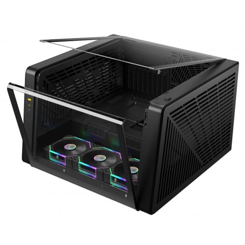 Корпус Gamdias NESO P1 PRO Tempered Glass без БЖ (4711514500424) Black купити в Україні: Київ, Львів, Хмельницький, Тернопіль | Перевірка сумісності, низька ціна, відгуки, характеристики від TELEMART фото