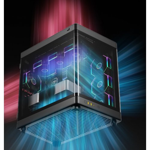 Корпус Gamdias NESO P1 PRO Tempered Glass без БЖ (4711514500424) Black купити в Україні: Київ, Львів, Хмельницький, Тернопіль | Перевірка сумісності, низька ціна, відгуки, характеристики від TELEMART фото