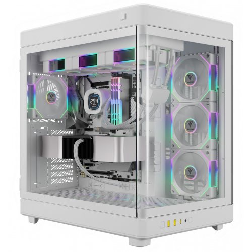 Корпус Gamdias NESO P1 PRO Tempered Glass без БЖ (4711514500431) White купити в Україні: Київ, Львів, Хмельницький, Тернопіль | Перевірка сумісності, низька ціна, відгуки, характеристики від TELEMART фото