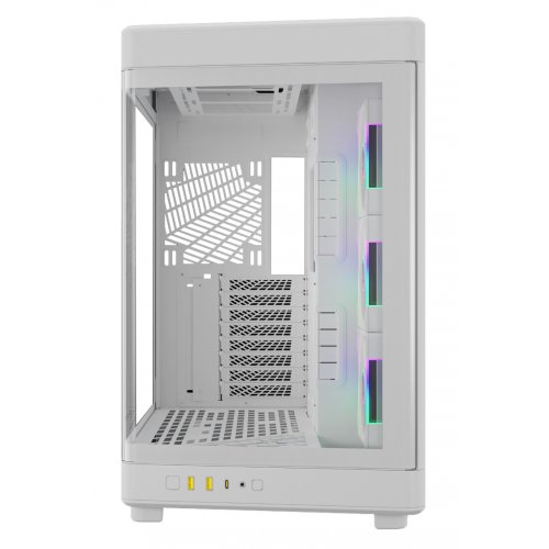 Корпус Gamdias NESO P1 PRO Tempered Glass без БЖ (4711514500431) White купити в Україні: Київ, Львів, Хмельницький, Тернопіль | Перевірка сумісності, низька ціна, відгуки, характеристики від TELEMART фото