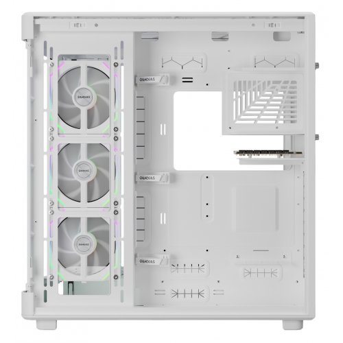 Корпус Gamdias NESO P1 PRO Tempered Glass без БЖ (4711514500431) White купити в Україні: Київ, Львів, Хмельницький, Тернопіль | Перевірка сумісності, низька ціна, відгуки, характеристики від TELEMART фото