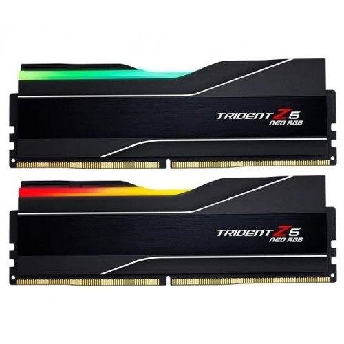 ОЗП G.Skill DDR5 32GB (2x16GB) 6000Mhz Trident Z5 Neo RGB Black (F5-6000J2836G16GX2-TZ5NR) купити в Україні: Київ, Львів, Хмельницький, Тернопіль | Перевірка сумісності, низька ціна, відгуки, характеристики від TELEMART фото