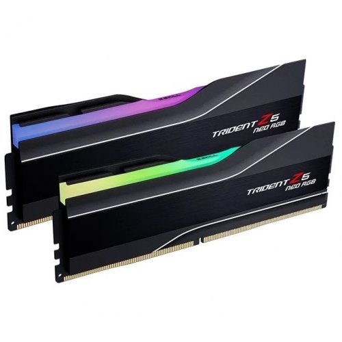 ОЗП G.Skill DDR5 32GB (2x16GB) 6000Mhz Trident Z5 Neo RGB Black (F5-6000J2836G16GX2-TZ5NR) купити в Україні: Київ, Львів, Хмельницький, Тернопіль | Перевірка сумісності, низька ціна, відгуки, характеристики від TELEMART фото