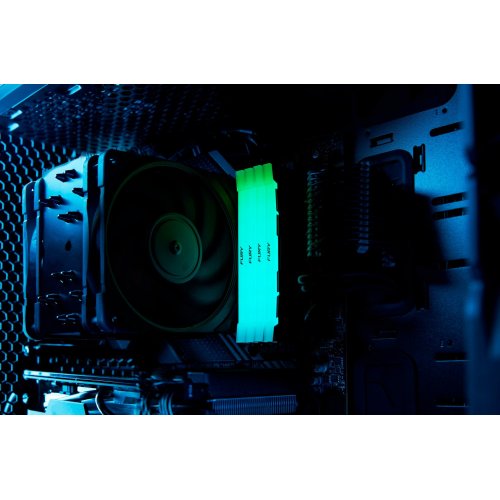 ОЗУ Kingston DDR4 32GB 3200Mhz FURY Renegade RGB Black (KF432C16RB2A/32) купить в Украине: Киев, Днепр, Харьков, Одесса  | Проверка совместимости, низкая цена, отзывы, характеристики от TELEMART фото
