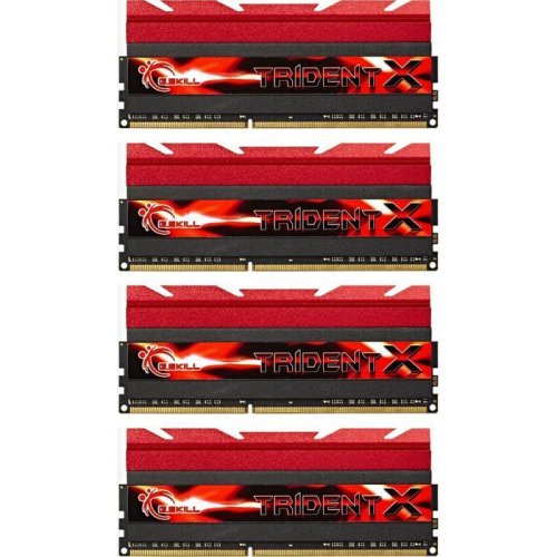 Продать ОЗУ G.Skill DDR3 16GB (4x4GB) 2400Mhz Trident Х (F3-2400C10Q-16GTX) по Trade-In интернет-магазине Телемарт - Киев, Днепр, Украина фото