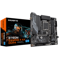Материнская плата Gigabyte B760M GAMING X AX DDR4 (s1700, Intel B760) (Восстановлено продавцом, 807445)