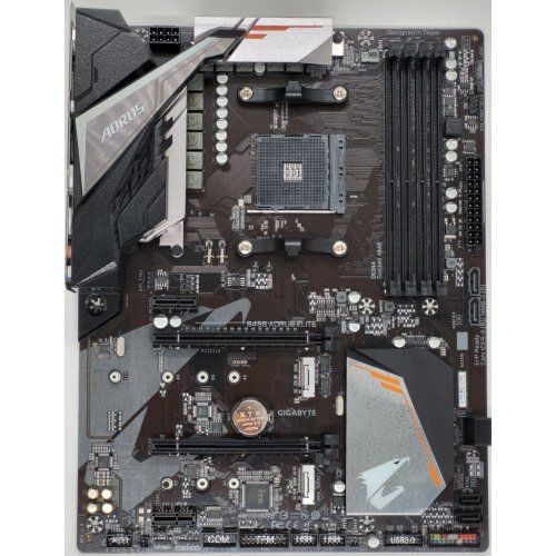 Материнская плата Gigabyte B450 AORUS ELITE (sAM4, AMD B450) (Восстановлено продавцом, 807479) купить в Украине: Киев, Днепр, Харьков, Одесса  | Проверка совместимости, низкая цена, отзывы, характеристики от TELEMART фото