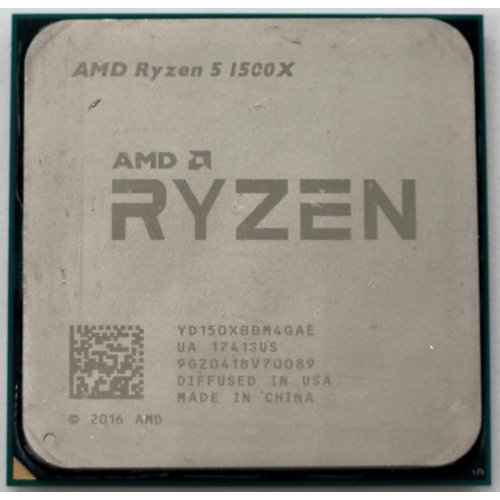 Процесор AMD Ryzen 5 1500X 3.5(3.7)GHz 16MB sAM4 Tray (YD150XBBM4GAE) (Відновлено продавцем, 807495) купити в Україні: Київ, Львів, Хмельницький, Тернопіль | Перевірка сумісності, низька ціна, відгуки, характеристики від TELEMART фото