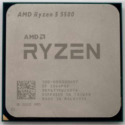 Процесор AMD Ryzen 5 5500 3.6(4.2)GHz 16MB sAM4 Tray (100-000000457) (Відновлено продавцем, 807557) купити в Україні: Київ, Львів, Хмельницький, Тернопіль | Перевірка сумісності, низька ціна, відгуки, характеристики від TELEMART фото