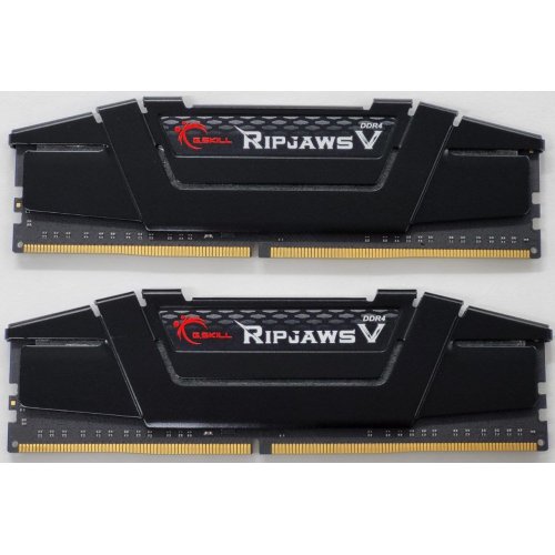 Озу G.Skill DDR4 16GB (2x8GB) 3200Mhz Ripjaws V (F4-3200C16D-16GVKB) (Восстановлено продавцом, 807560) купить в Украине: Киев, Днепр, Харьков, Одесса  | Проверка совместимости, низкая цена, отзывы, характеристики от TELEMART фото